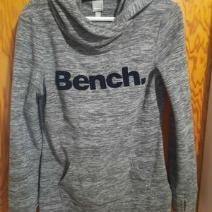 Grey fleece bench sweater